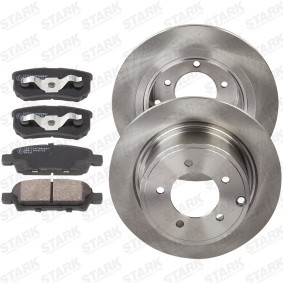 Comprar Kit de discos de freno y pastillas de STARK SKBK-10991909 a bajo precio de 78,71 €