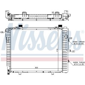 Acquista Radiatore motore da NISSENS 62806A a buon mercato per soli 18,80 €