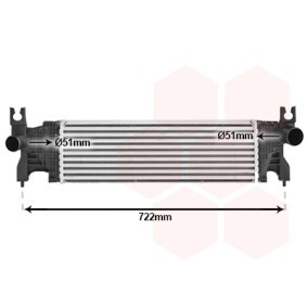 Kjøp Intercooler av VAN WEZEL 52014705 til den lave prisen 2125,98 NOK