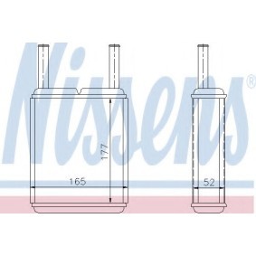 Wärmetauscher des Herstellers NISSENS - Originalware Artikelnummer: 71956