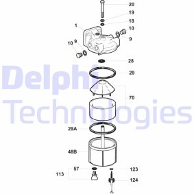 Osta Korkeapainepumppu DELPHI:llä 42015652-12B1 edullisesti hintaan 247,68 €