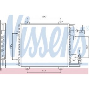 Klimakondensator von NISSENS 94243