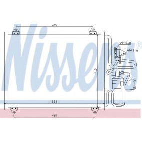 Klimakondensator von NISSENS 94442