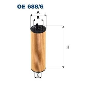 Köp Oljefilter av FILTRON OE 688/6 till det låga priset 143,73 kr