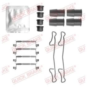 Compre Kit de acessórios, pastilhas de travão da QUICK BRAKE 109-0167 a um preço baixo por 15,99 €