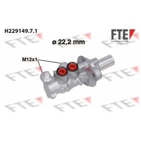 Comprar Cilindro principal de freno de FTE 9220195 a bajo precio de 156,18 €