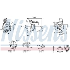 Turbolader von NISSENS 93730