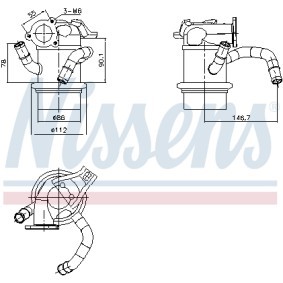 AGR Kühler von NISSENS 989421