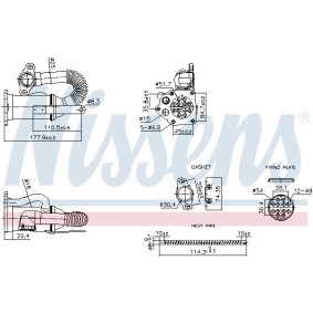 AGR Kühler von NISSENS 989453