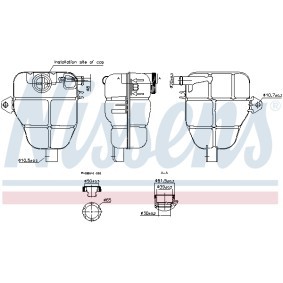 Acquista Serbatoio compensazione refrigerante da NISSENS 996218 a buon mercato per soli 45,06 €