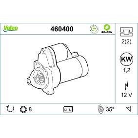 Köp Startmotor av VALEO 460400 till det låga priset 5063,88 kr
