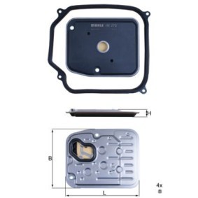 Köp Hydraulikfilter, automatväxel av KNECHT HX 272D1 till det låga priset 308,18 kr