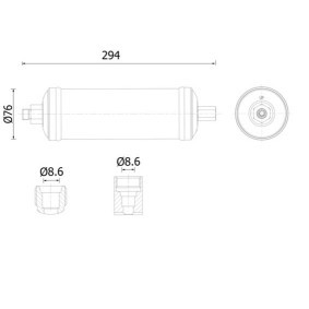 Klimatrockner für DAF von MAHLE ORIGINAL