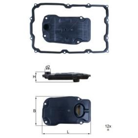 Compre Conjunto do filtro hidráulico, caixa velocidades automática da MAHLE ORIGINAL HX 271D a um preço baixo por 136,23 €