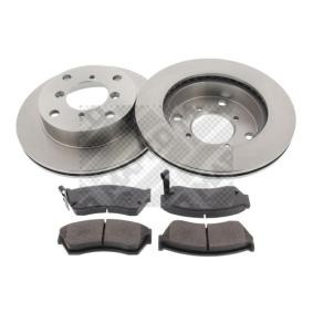 Comprar Kit de discos de freno y pastillas de MAPCO 47593 a bajo precio de 62,00 €