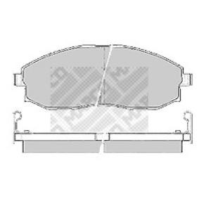 Compre Pastilhas de travão de MAPCO online para H-1 Camião de plataforma/chassis a preços moderados