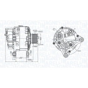 Lichtmaschine von MAGNETI MARELLI