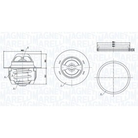 Achetez des Thermostat d'eau MAGNETI MARELLI 352317005140 à prix pour 6,53 €