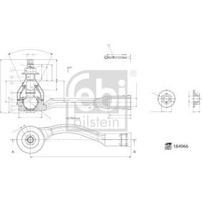 Compre Rótula de direção da FEBI BILSTEIN 184966 a um preço baixo por 19,85 €