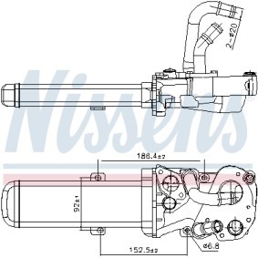 AGR Kühler von NISSENS 989412