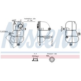 Ausgleichsbehälter des Herstellers NISSENS - Originalware Artikelnummer: 996253