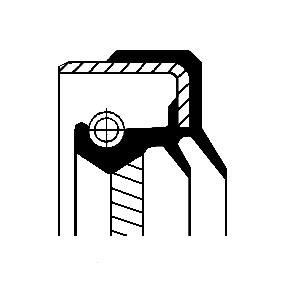 Wellendichtring, Verteilergetriebe 01034860B VOLKSWAGEN von CORTECO