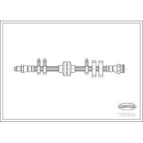Comprar Latiguillo de freno de CORTECO 19018130 a bajo precio de 53,29 €