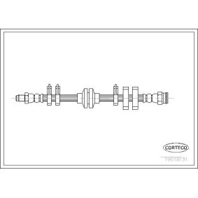 Comprar Latiguillo de freno de CORTECO 19018131 a bajo precio de 52,39 €