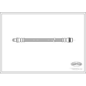 Comprar Latiguillo de freno de CORTECO 19020436 a bajo precio de 25,59 €