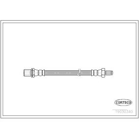 Compre Tubo flexível de travão da CORTECO 19030340 a um preço baixo por 10,29 €