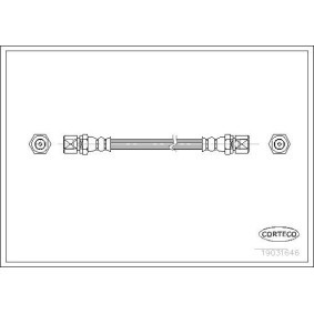 Comprar Latiguillo de freno de CORTECO 19031646 a bajo precio de 20,24 €