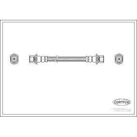 Comprar Latiguillo de freno de CORTECO 19032108 a bajo precio de 13,41 €