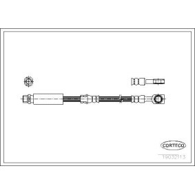 Comprar Latiguillo de freno de CORTECO 19032113 a bajo precio de 19,20 €