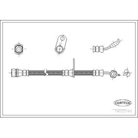 Comprar Latiguillo de freno de CORTECO 19032190 a bajo precio de 23,47 €