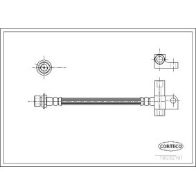 Comprar Latiguillo de freno de CORTECO 19032191 a bajo precio de 60,09 €