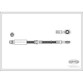 Comprar Latiguillo de freno de CORTECO 19032243 a bajo precio de 18,64 €