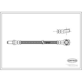 Comprar Latiguillo de freno de CORTECO 19032296 a bajo precio de 30,22 €