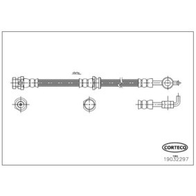 Comprar Latiguillo de freno de CORTECO 19032297 a bajo precio de 21,84 €