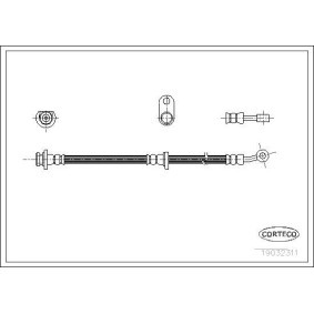 Comprar Latiguillo de freno de CORTECO 19032311 a bajo precio de 29,24 €