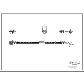 Comprar Latiguillo de freno de CORTECO 19032312 a bajo precio de 58,64 €