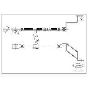 Comprar Latiguillo de freno de CORTECO 19032429 a bajo precio de 24,28 €
