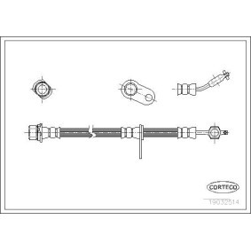 Comprar Latiguillo de freno de CORTECO 19032514 a bajo precio de 23,89 €
