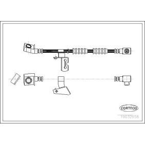Comprar Latiguillo de freno de CORTECO 19032658 a bajo precio de 27,60 €