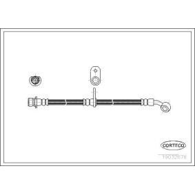 Comprar Latiguillo de freno de CORTECO 19032676 a bajo precio de 131,36 €