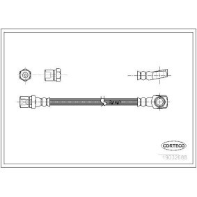 Comprar Latiguillo de freno de CORTECO 19032688 a bajo precio de 14,89 €