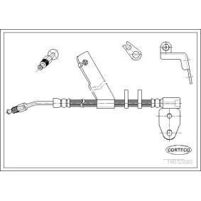 Comprar Latiguillo de freno de CORTECO 19032880 a bajo precio de 74,71 €