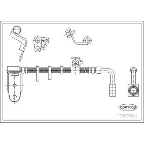 Comprar Latiguillo de freno de CORTECO 19032882 a bajo precio de 16,61 €