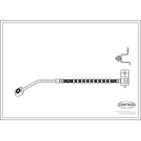Comprar Latiguillo de freno de CORTECO 19032883 a bajo precio de 75,01 €
