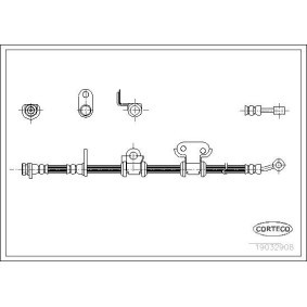 Comprar Latiguillo de freno de CORTECO 19032908 a bajo precio de 151,65 €