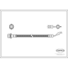 Comprar Latiguillo de freno de CORTECO 19033577 a bajo precio de 23,19 €